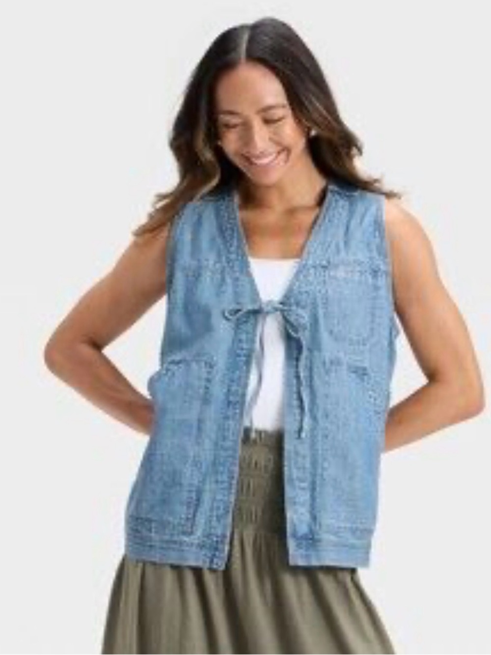 Universal Thread Denim Utility Vest